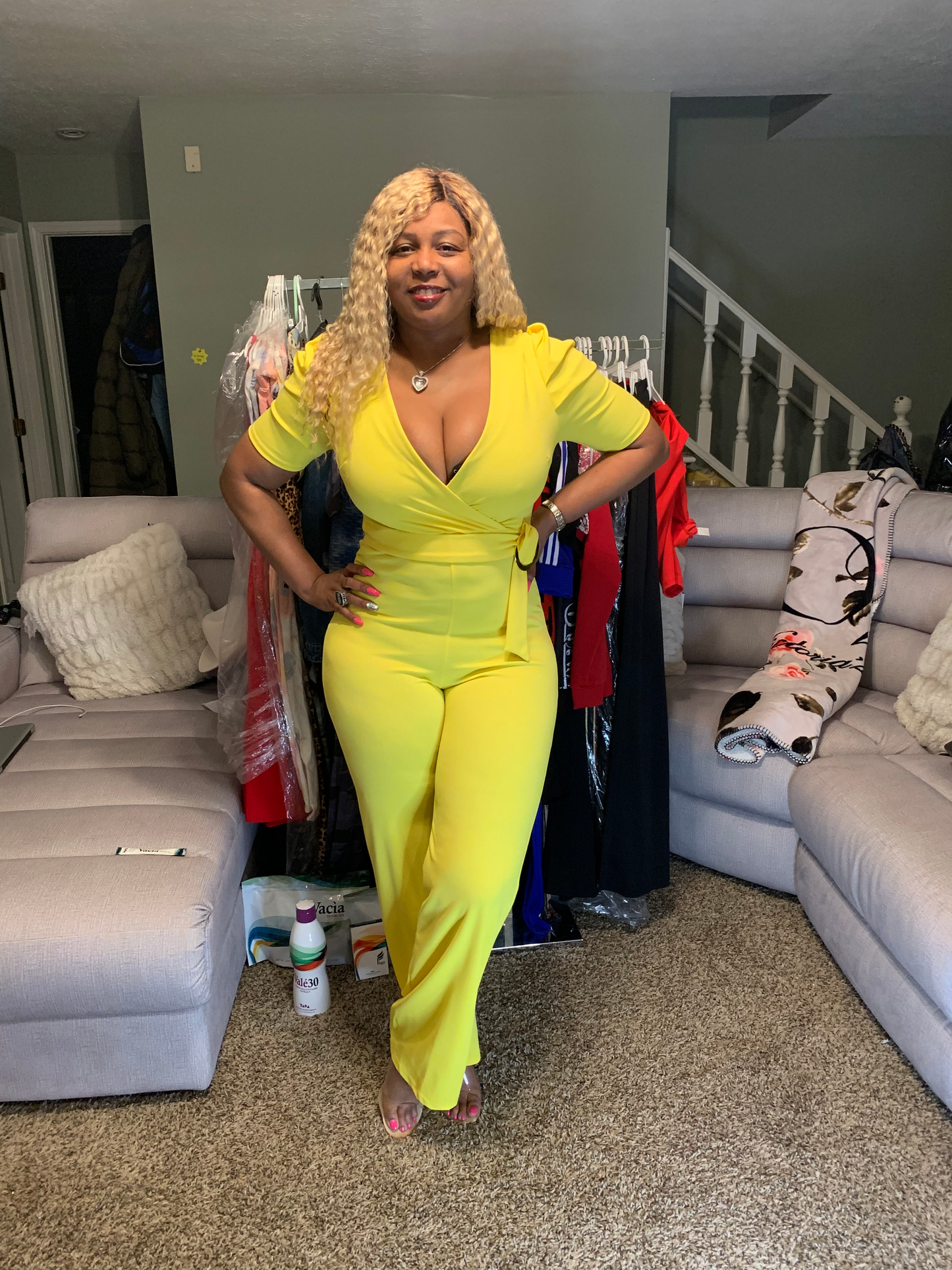 Sunshine Yellow Jumpsuit