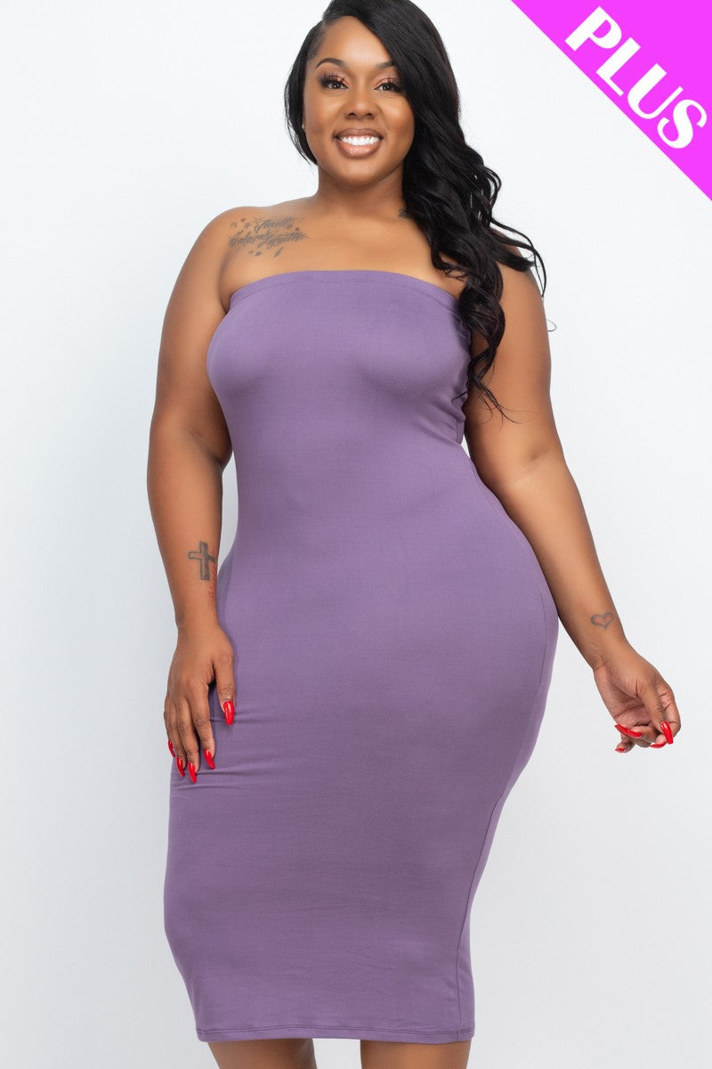 Curvy Girl Tube Dress Just Style Bar Curvy Girl Tube Dress Just Style Bar