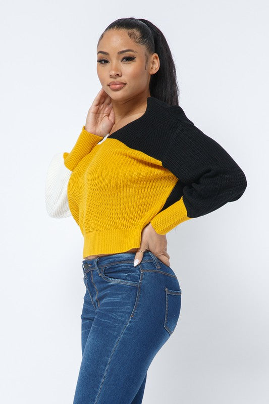 Terri Colorblock sweater