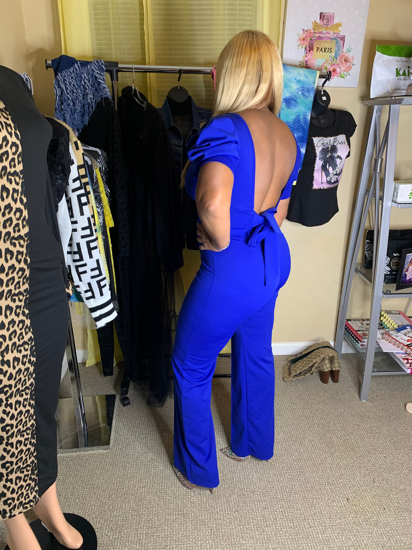 Sexy Royal BowTie Top