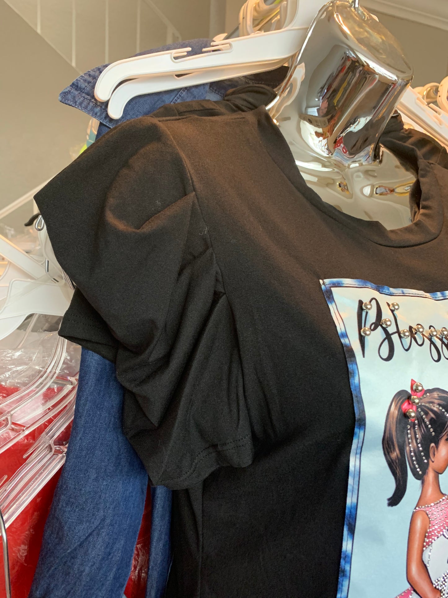 Blessed Life Ruffle Sleeve Tee