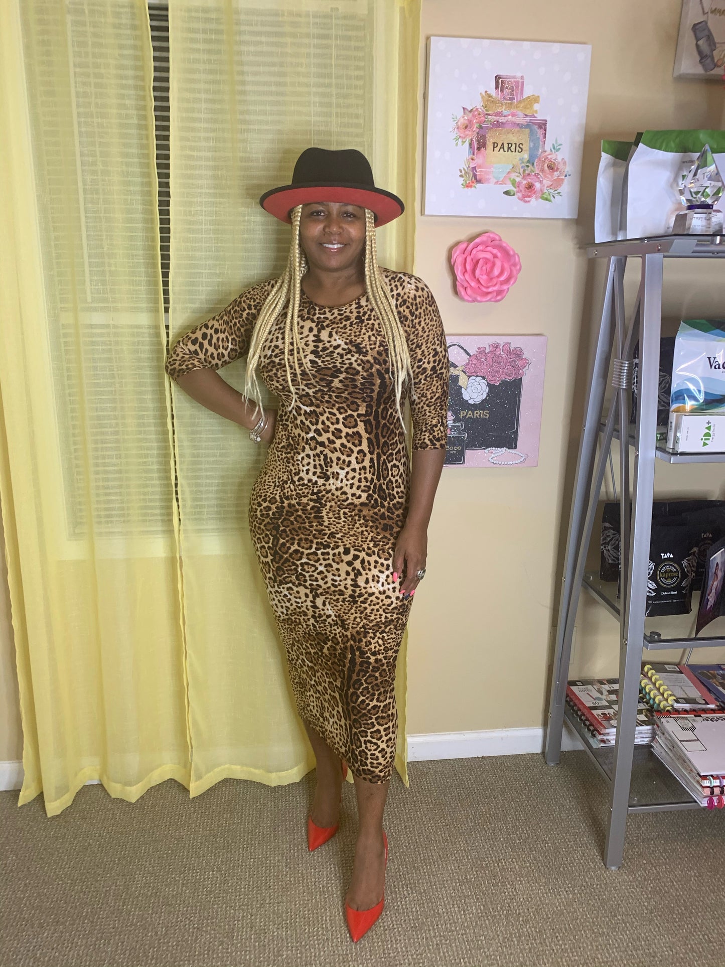 Cutout back Maxi Dress