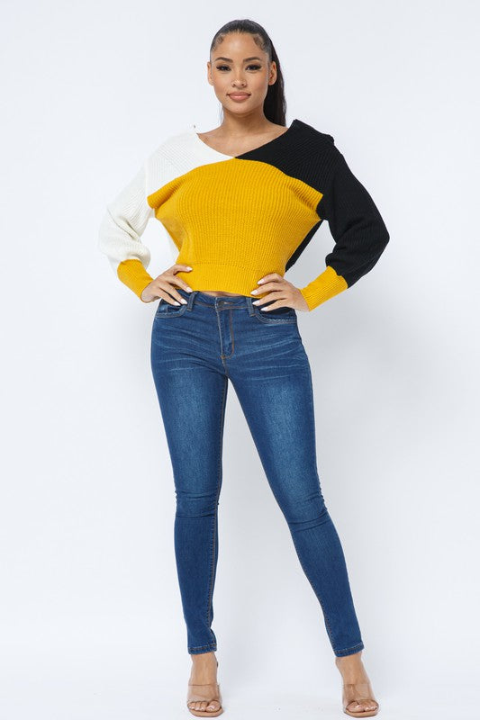 Terri Colorblock sweater