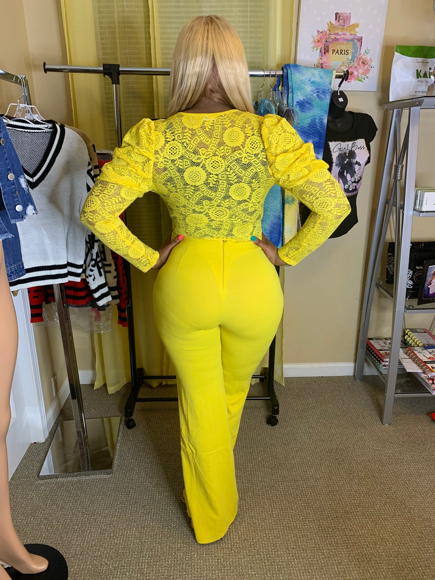 Belle Yellow BodySuit